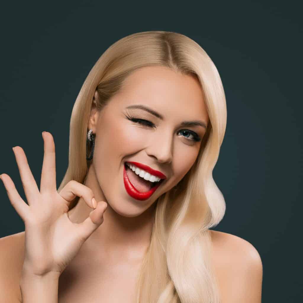Vrouw model beauty