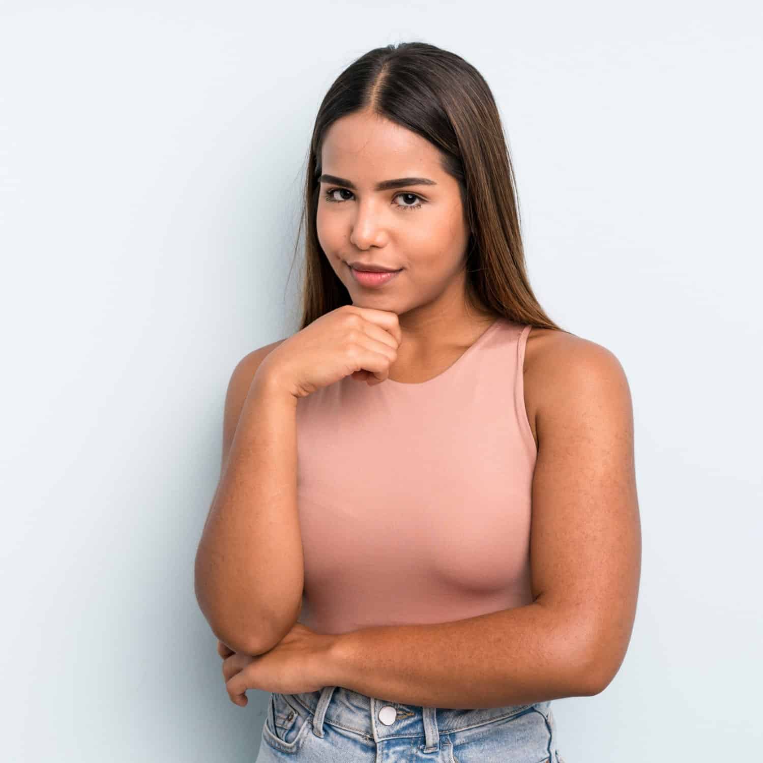 Vrouw model beauty