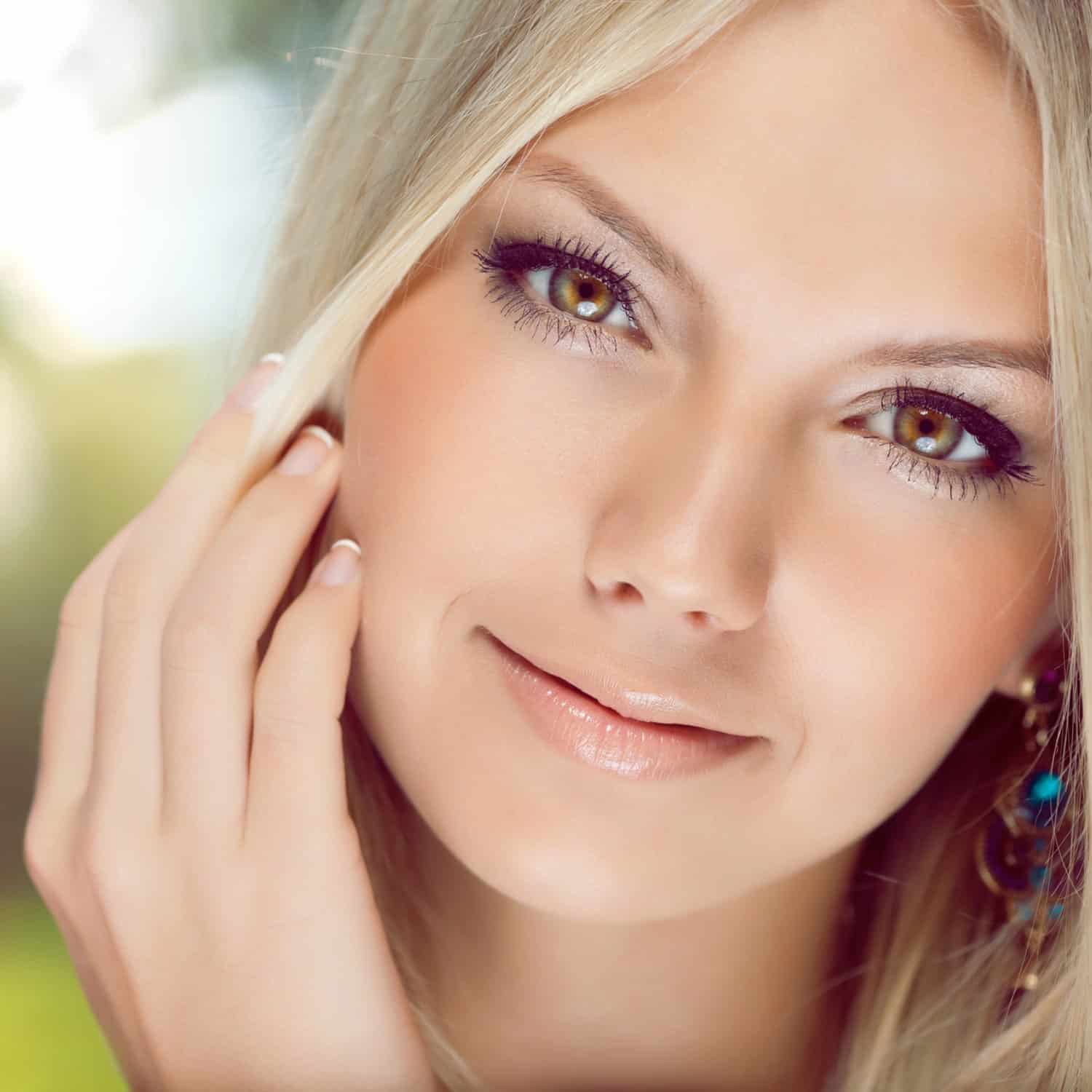 Vrouw model beauty